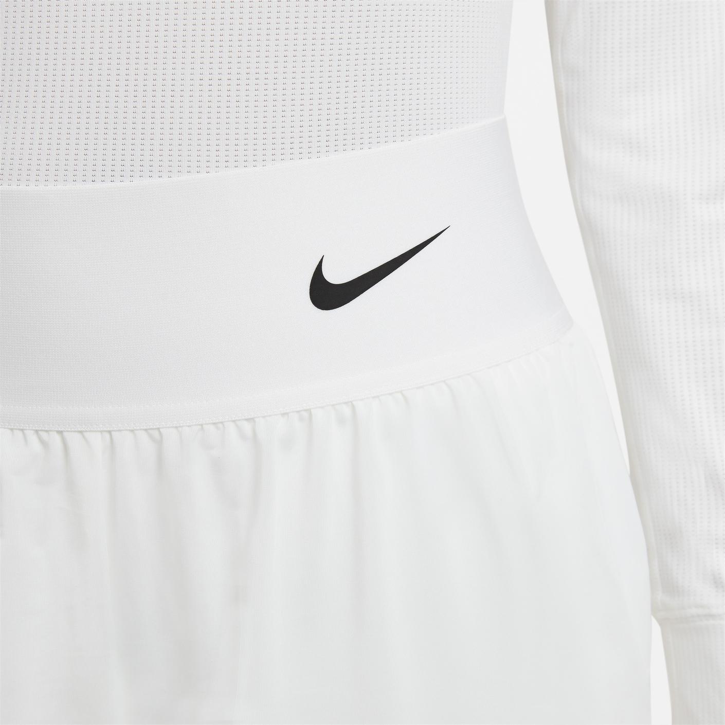 Nike Court Dri-Fit Advantage Kadın Beyaz Şort Şort | FashFed